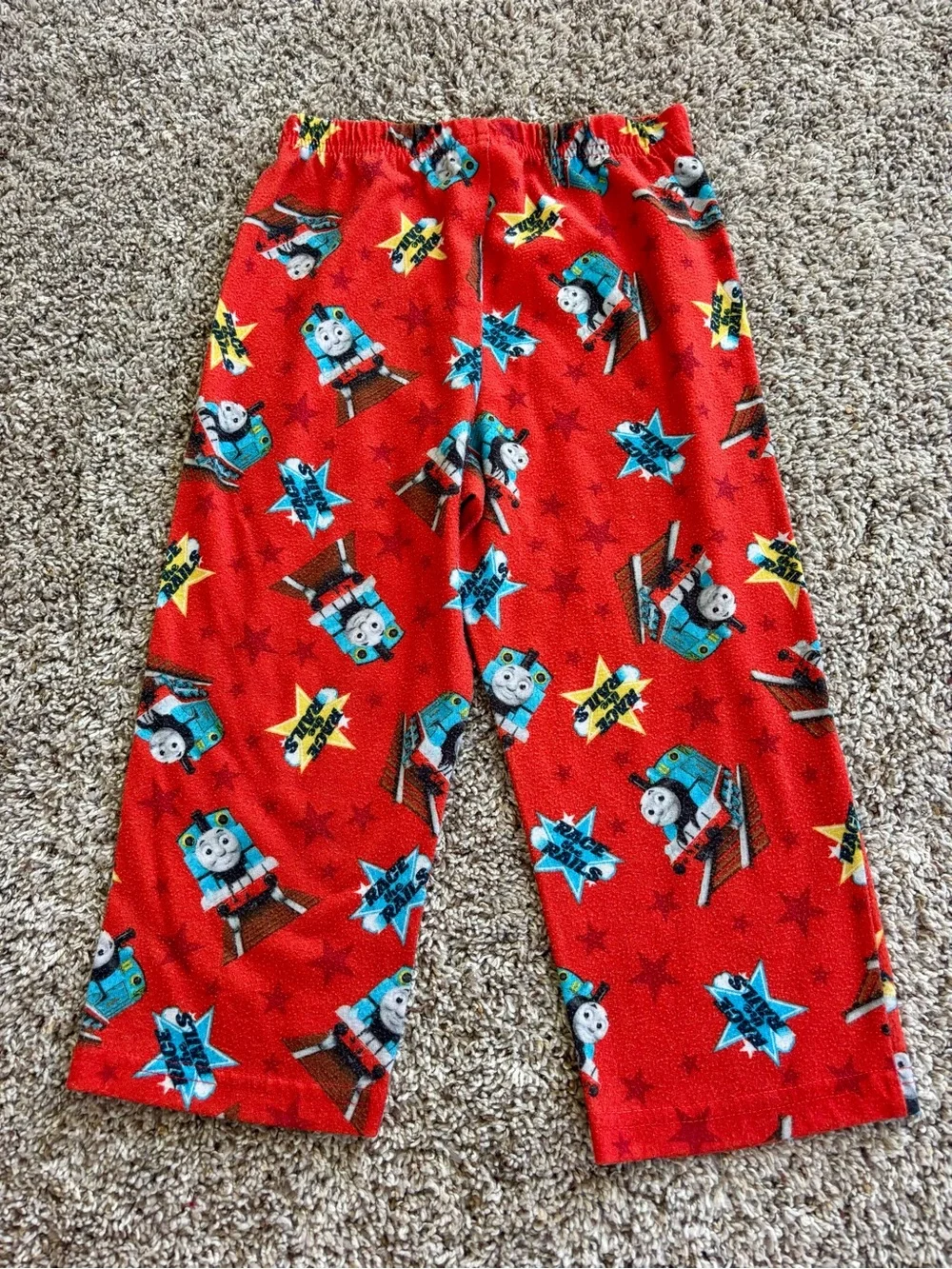 Kids Thomas & Friends 2011 Red and Blue Pajama Set